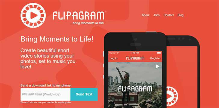 Flipagram's screenshots