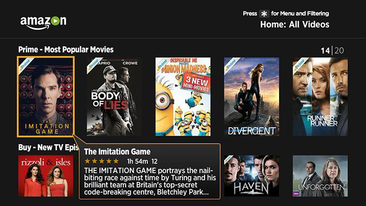 Amazon Prime Video's screenshots