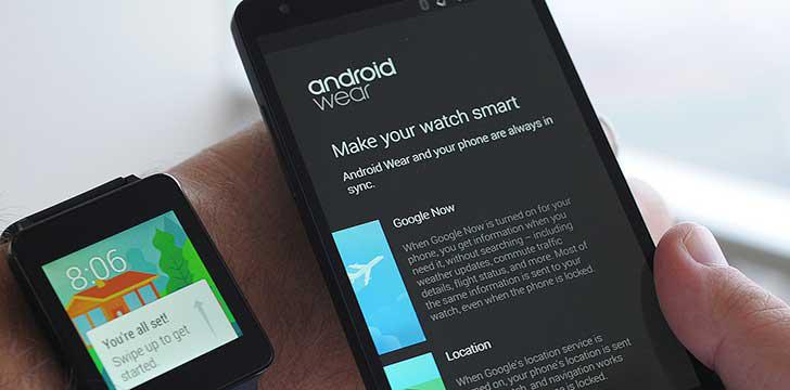 Android Wear's screenshots