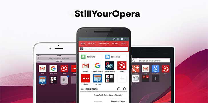 Opera Browser's screenshots