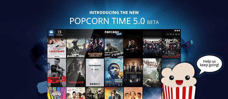 Popcorn Time's screenshots