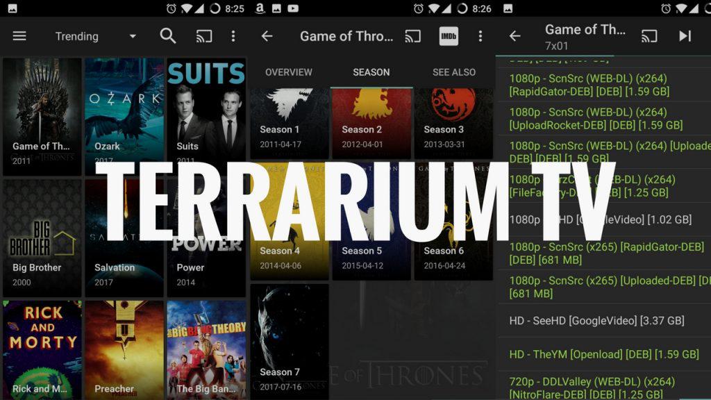 Terrarium TV's screenshots