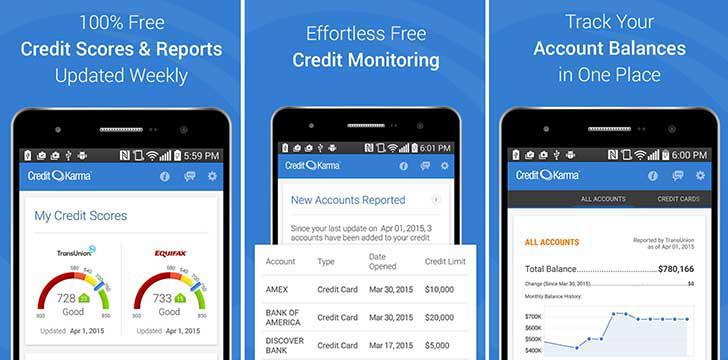 Credit Karma's screenshots