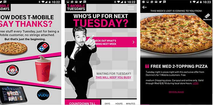 T-Mobile Tuesdays's screenshots