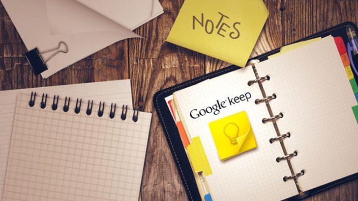 Google Keep's screenshots