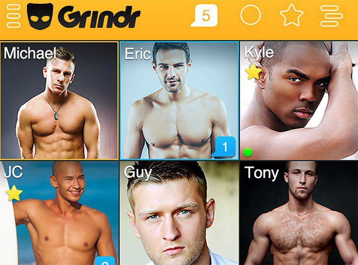 Grindr's screenshots