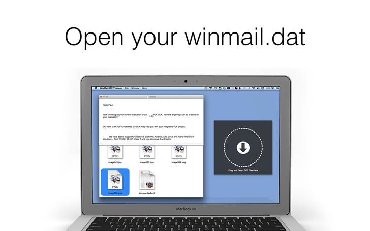 Winmail.dat Opener's screenshots