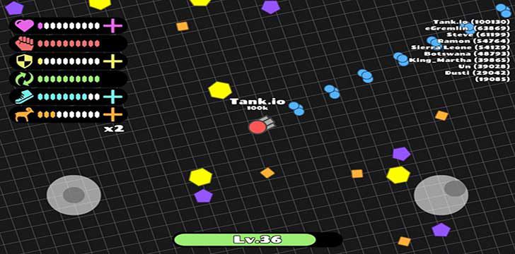 Tank.io's screenshots