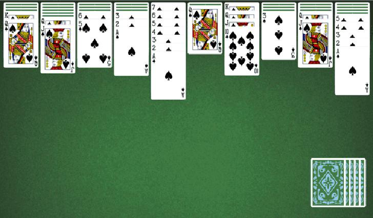 Spider Solitaire's screenshots