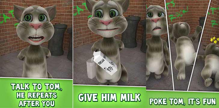 Talking Tom's screenshots