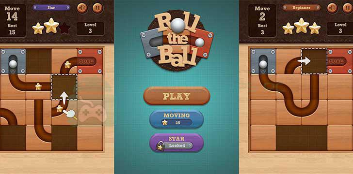 Roll the Ball: slide puzzle's screenshots