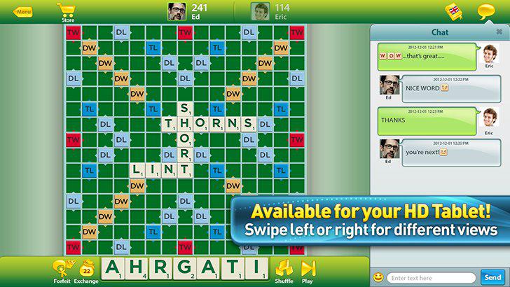 SCRABBLE's screenshots